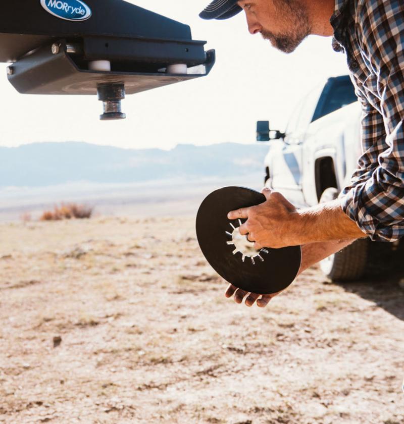 Graphite Lube Plate B&W Trailer Hitches